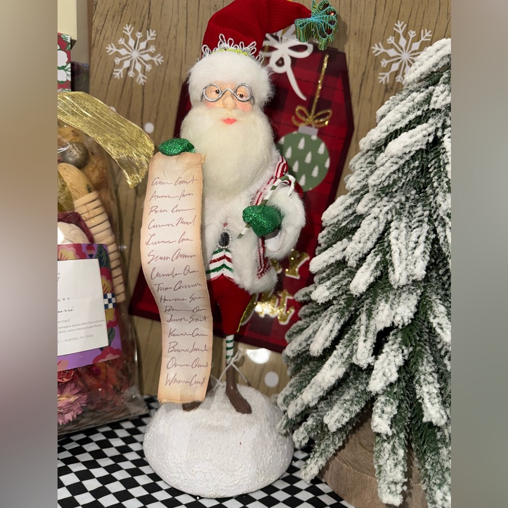 Grandin Road Holly Jolly Santa